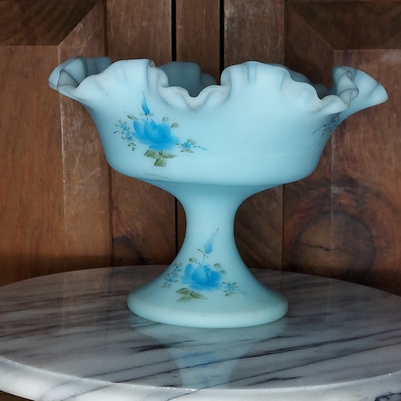 Fenton Hand Painted Dish - Picture 6 of 15
